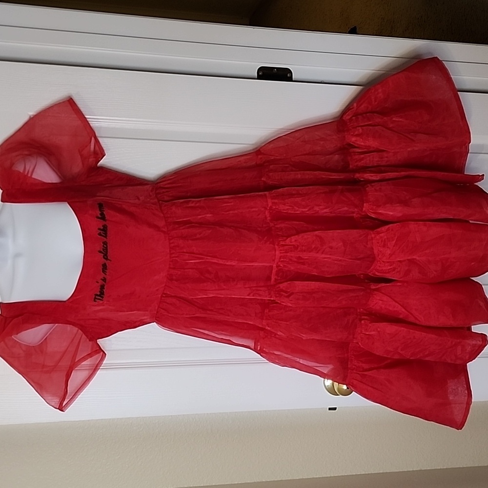 Dolls Kill There's No Place Like Home Wizard of Oz Dress Red Size Small